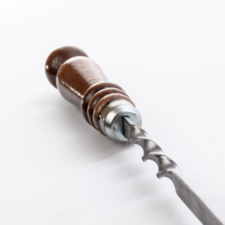 Stainless skewer 620*12*3 mm with wooden handle в Нальчике