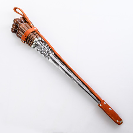 A set of skewers 670*12*3 mm in a leather quiver в Нальчике