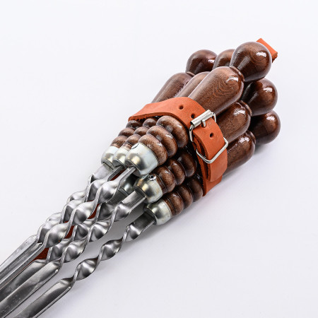 A set of skewers 670*12*3 mm in a leather quiver в Нальчике