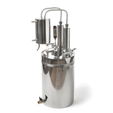 Hootch still "Gorilych" double distillation 10/35/t with CLAMP 1,5" and tap