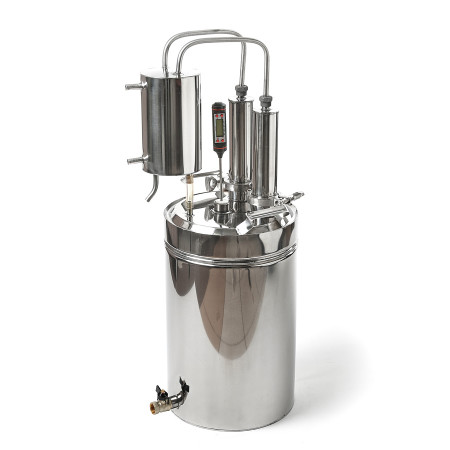 Cheap moonshine still kits "Gorilych" double distillation 10/35/t with CLAMP 1,5" and tap в Нальчике