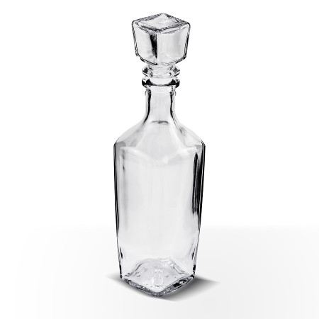 Бутылка (штоф) "Элегант" стеклянная 0,5 литра с пробкой  в Нальчике